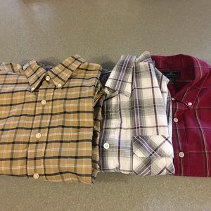 Three Men's Long-Sleeved Casual Shirts Size XL